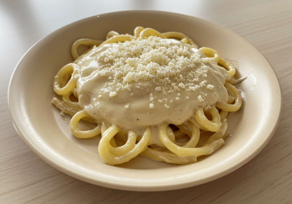 alfredo sauce with heavy cream
